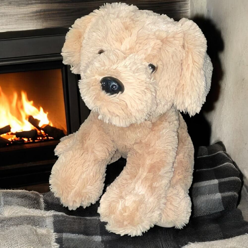 Aurora Plush Dog Golden Labrador Yellow Puppy Stuffed Animal Nursery Decor 13"